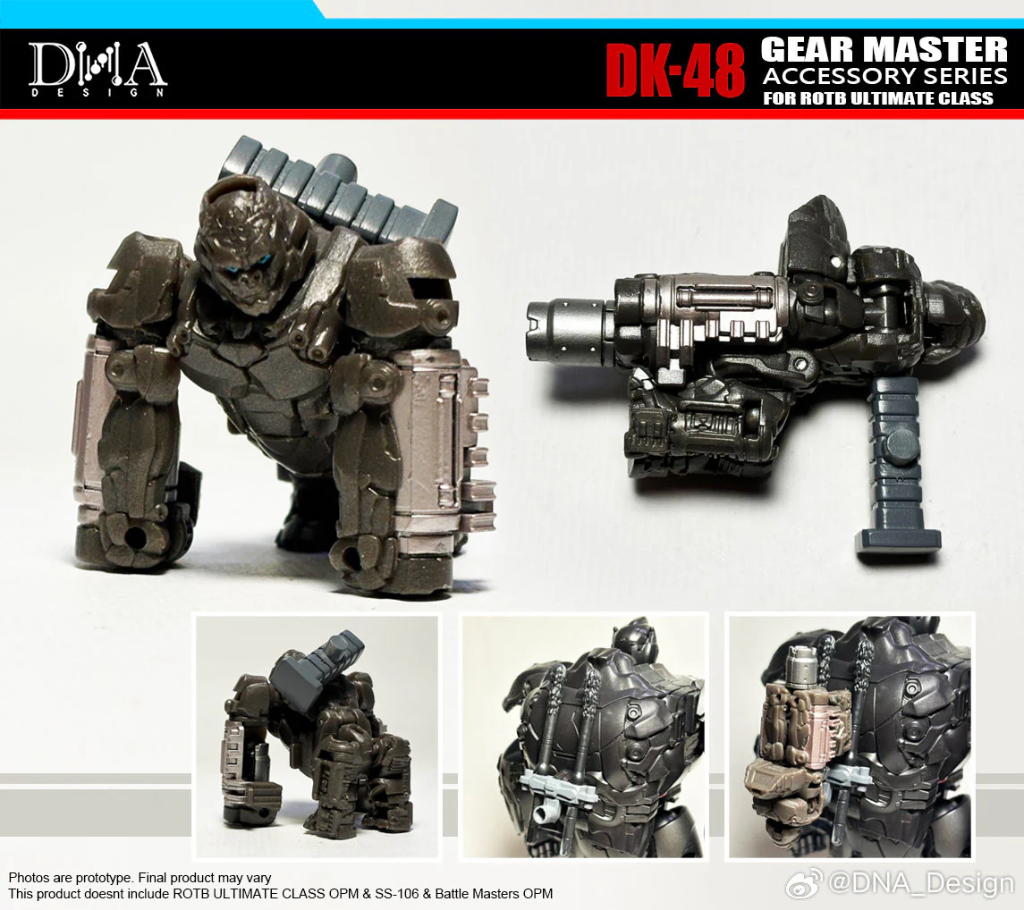 DNA Design DK-48 DK48 Upgrade Kits for Rise of the Beasts ROTB Ultimate Optimus Primal 10 DNA Design DK-48 DK48 Upgrade Kits for Rise of the Beasts ROTB Ultimate Optimus Primal
