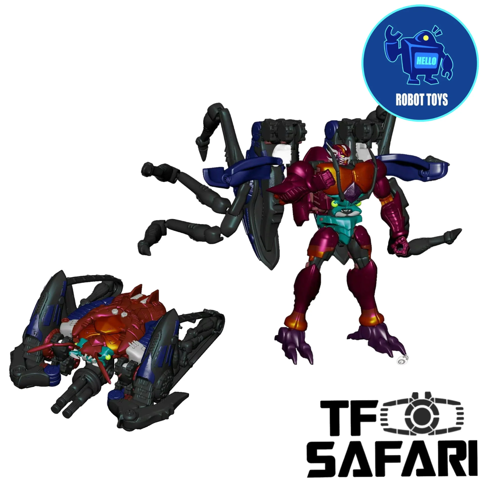 【Pre-Order】Robot Toys RT-20 RT20 Hades (Beast Wars BW Rampage) 13.5cm / 5.3"
