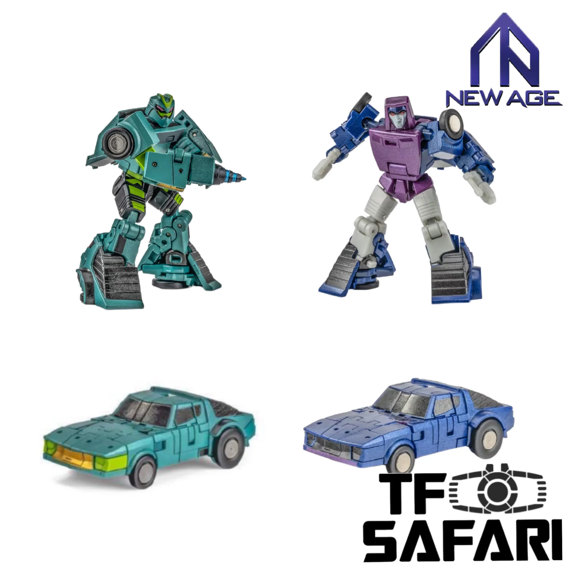 NA NewAge H60B Nightcrawler & H60W Mimic ( Windcharger & Waspinator ) 2 in 1 set New Age 8cm / 3"