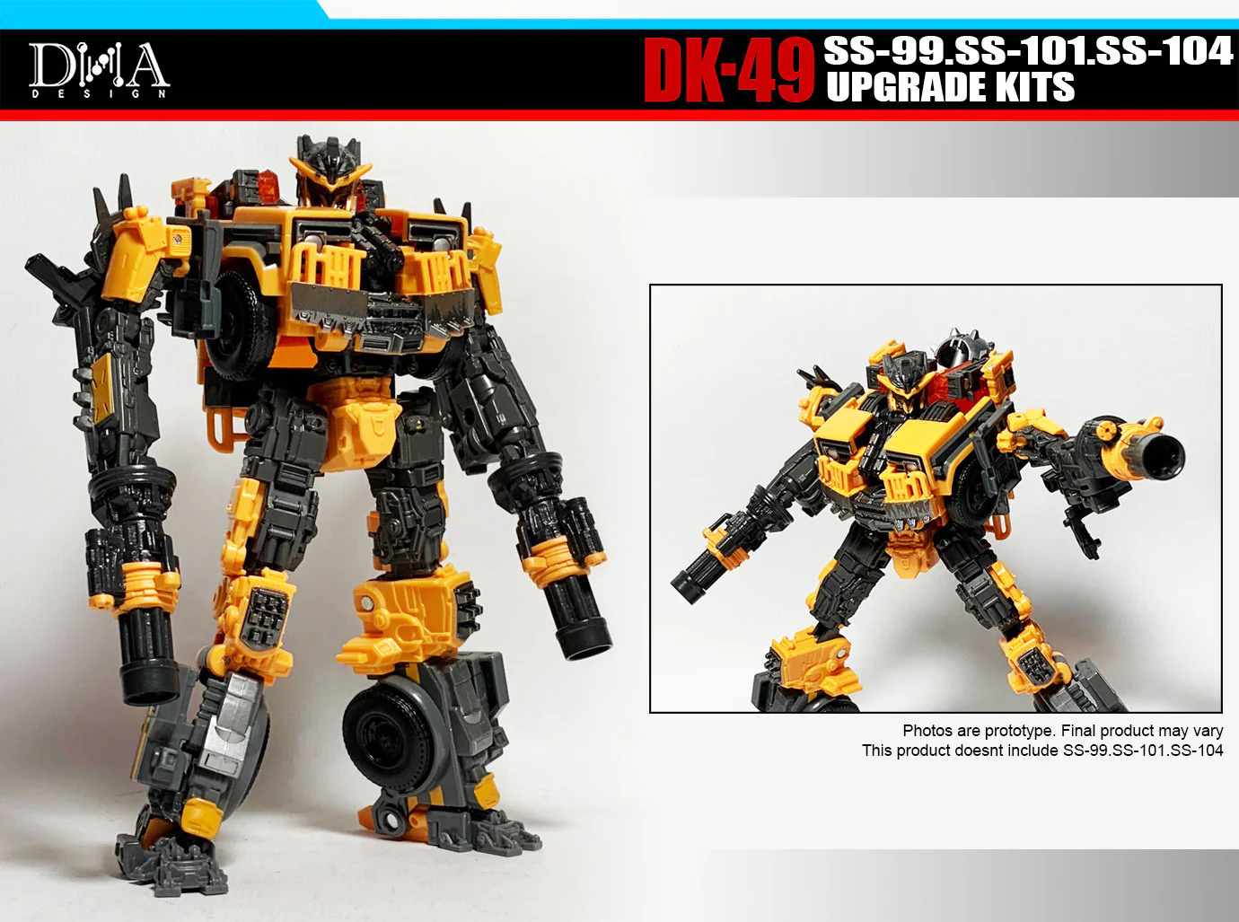 DNA Design DK-49 DK49 Upgrade Kits for Studio Series SS-99 Battletrap, SS-101 Scourge & SS-104 Nightbird 12 DNA Design DK-49 DK49 Upgrade Kits for Studio Series SS-99 Battletrap, SS-101 Scourge & SS-104 Nightbird
