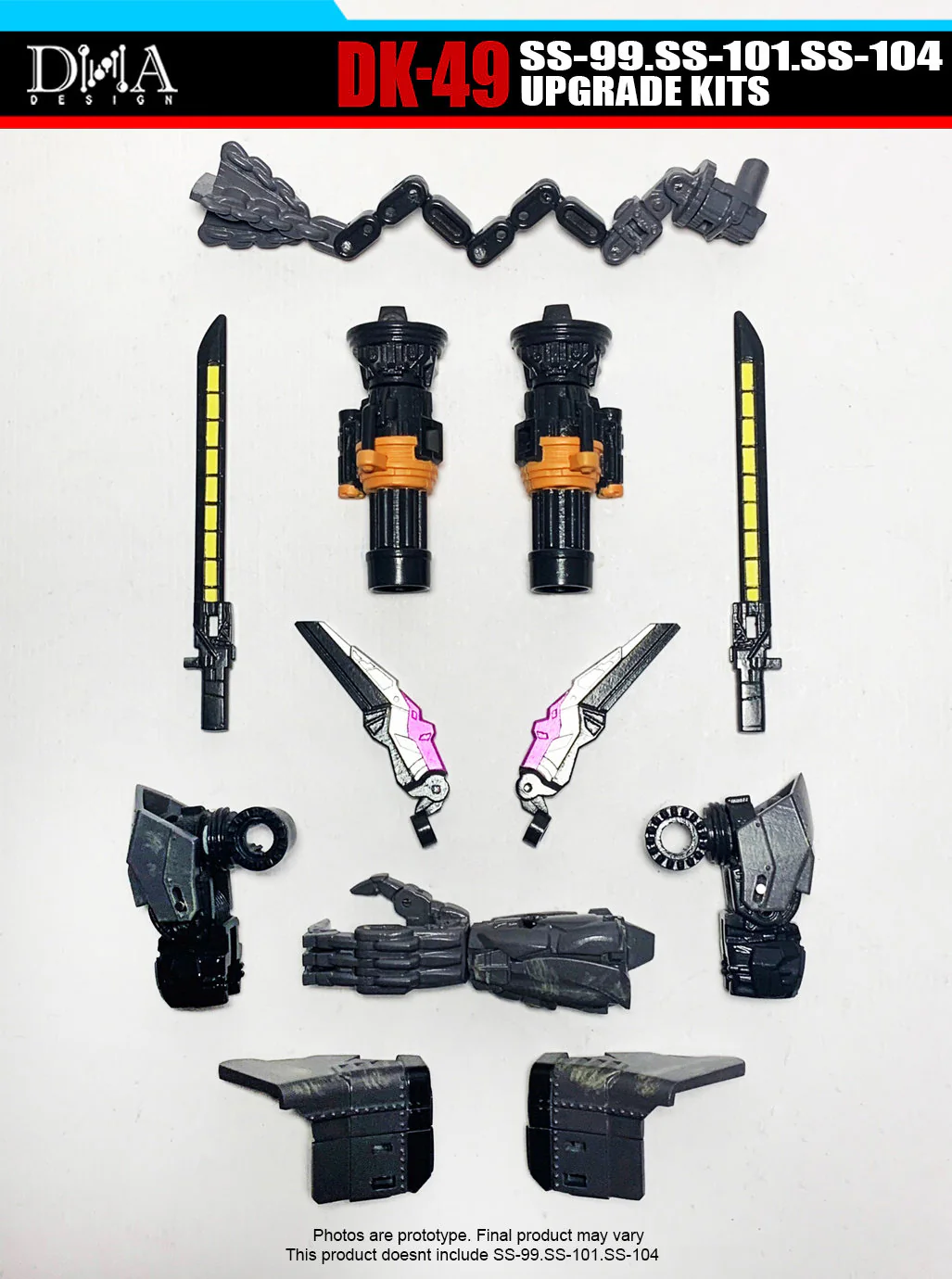 DNA Design DK-49 DK49 Upgrade Kits for Studio Series SS-99 Battletrap, SS-101 Scourge & SS-104 Nightbird 3 DNA Design DK-49 DK49 Upgrade Kits for Studio Series SS-99 Battletrap, SS-101 Scourge & SS-104 Nightbird