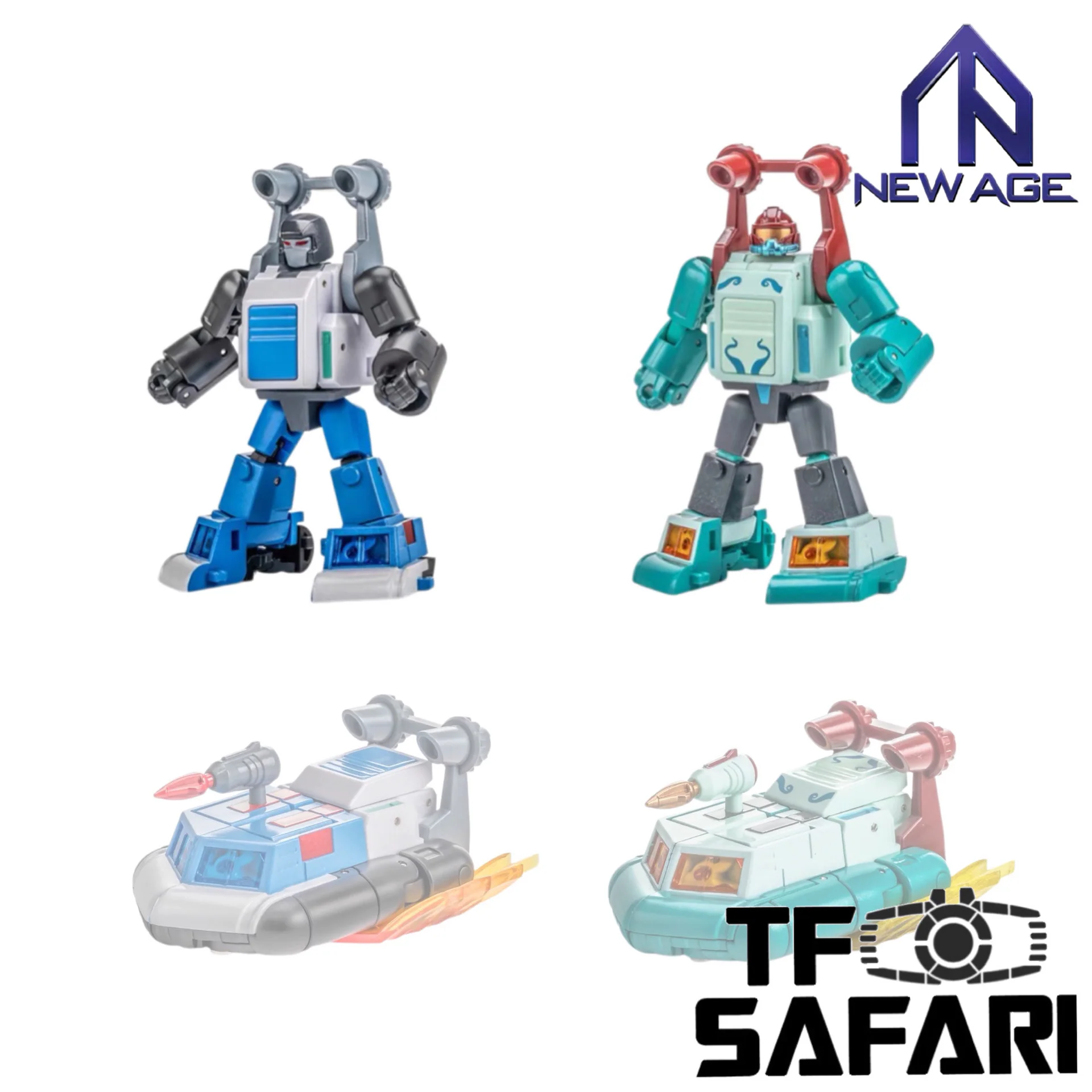NA NewAge H61F Amsterdamned & H61B Tekelili Seaspray Seaspray SG Shattered Glass Version 2 in 1 set New Age 8cm / 3"