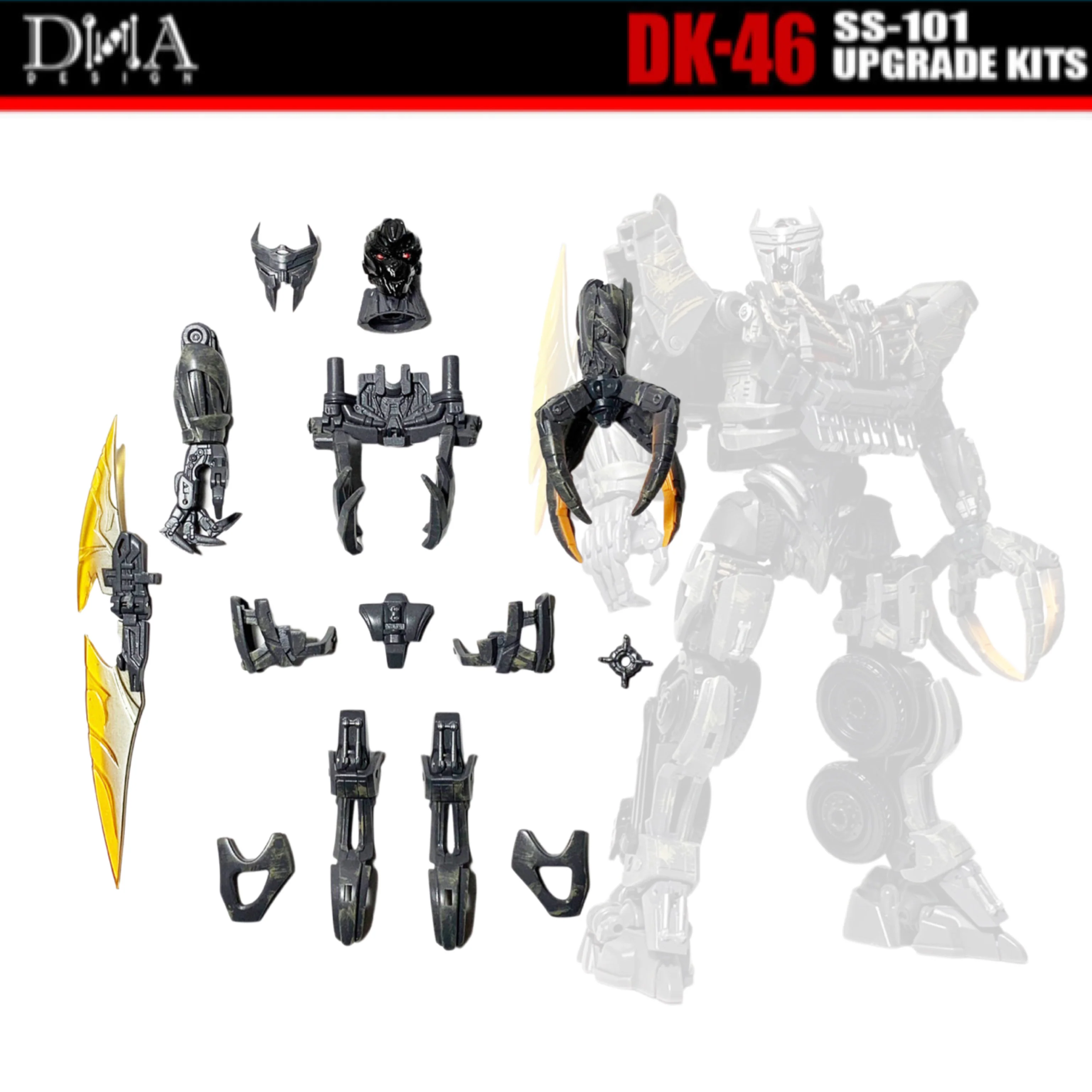 DNA Design DK-46 DK46 Upgrade Kits for Studio Series SS101 SS-101 Scourge (RotB Rise of the Beast Movie)