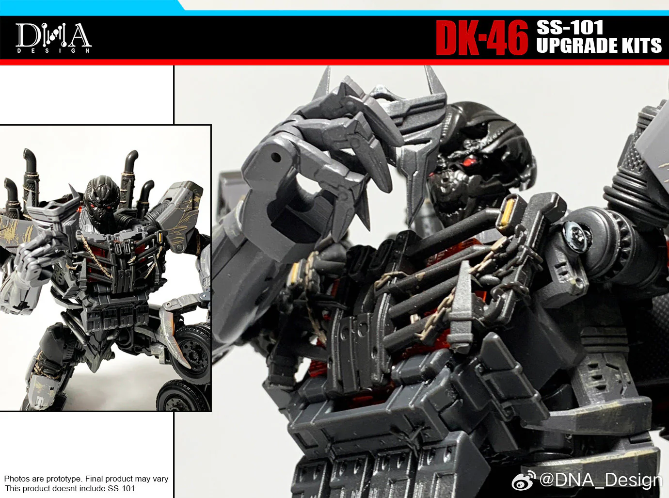 DNA Design DK-46 DK46 Upgrade Kits for Studio Series SS101 SS-101 Scourge (RotB Rise of the Beast Movie) 11 DNA Design DK-46 DK46 Upgrade Kits for Studio Series SS101 SS-101 Scourge (RotB Rise of the Beast Movie)