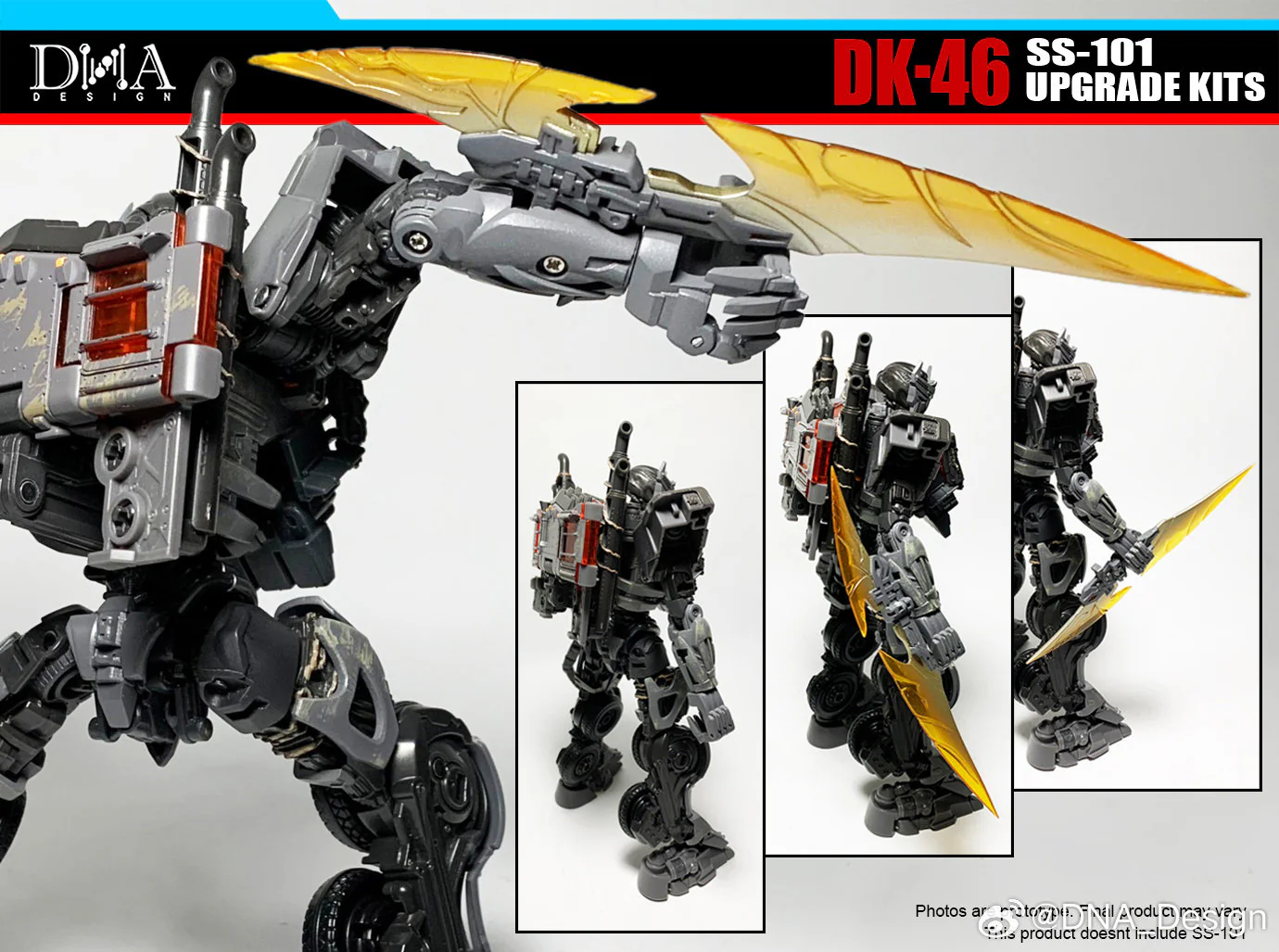 DNA Design DK-46 DK46 Upgrade Kits for Studio Series SS101 SS-101 Scourge (RotB Rise of the Beast Movie) 12 DNA Design DK-46 DK46 Upgrade Kits for Studio Series SS101 SS-101 Scourge (RotB Rise of the Beast Movie)