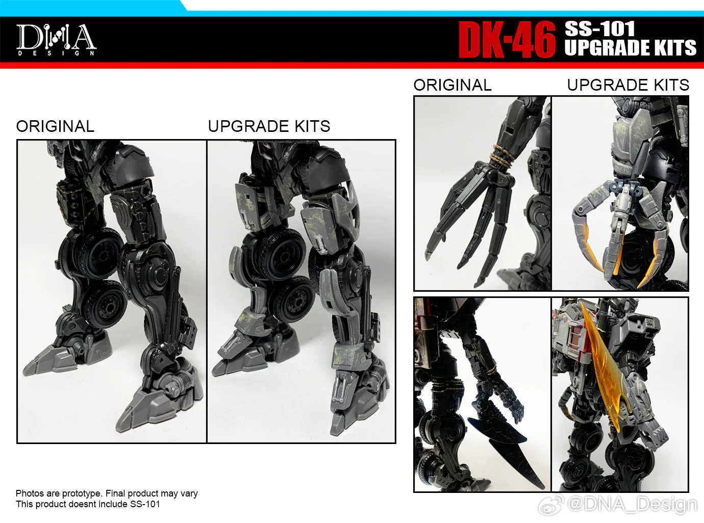 DNA Design DK-46 DK46 Upgrade Kits for Studio Series SS101 SS-101 Scourge (RotB Rise of the Beast Movie) 13 DNA Design DK-46 DK46 Upgrade Kits for Studio Series SS101 SS-101 Scourge (RotB Rise of the Beast Movie)