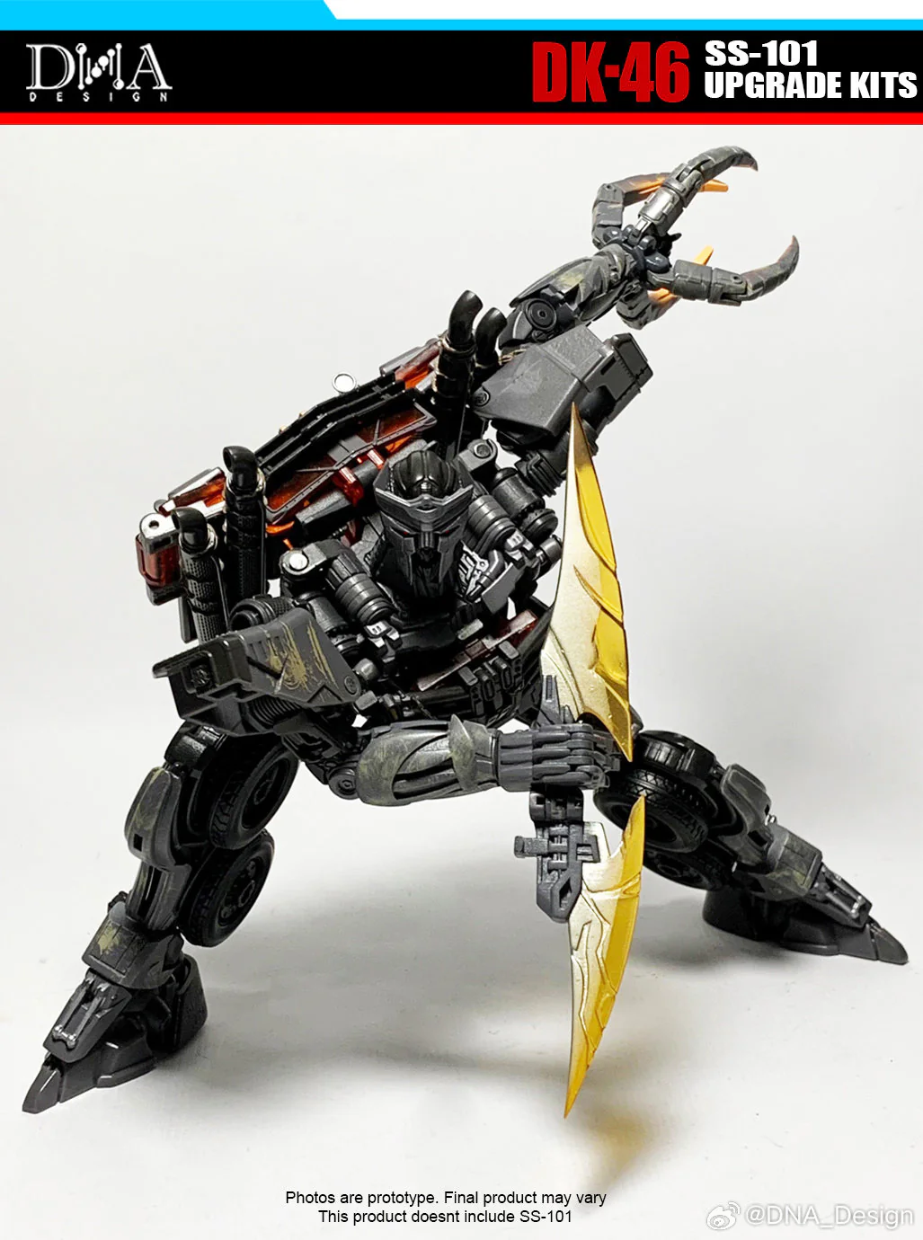DNA Design DK-46 DK46 Upgrade Kits for Studio Series SS101 SS-101 Scourge (RotB Rise of the Beast Movie) 4 DNA Design DK-46 DK46 Upgrade Kits for Studio Series SS101 SS-101 Scourge (RotB Rise of the Beast Movie)