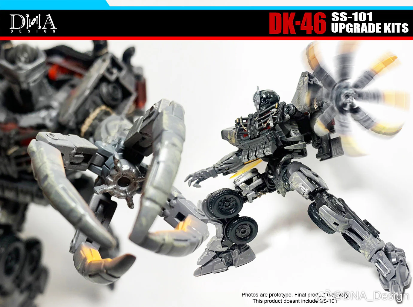 DNA Design DK-46 DK46 Upgrade Kits for Studio Series SS101 SS-101 Scourge (RotB Rise of the Beast Movie) 6 DNA Design DK-46 DK46 Upgrade Kits for Studio Series SS101 SS-101 Scourge (RotB Rise of the Beast Movie)