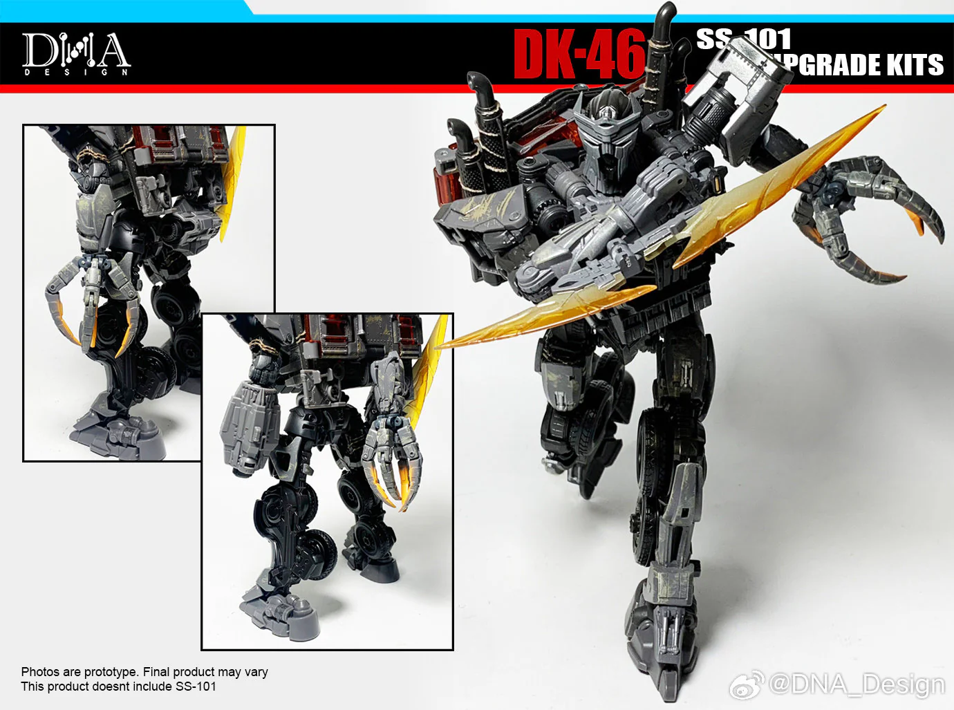 DNA Design DK-46 DK46 Upgrade Kits for Studio Series SS101 SS-101 Scourge (RotB Rise of the Beast Movie) 9 DNA Design DK-46 DK46 Upgrade Kits for Studio Series SS101 SS-101 Scourge (RotB Rise of the Beast Movie)