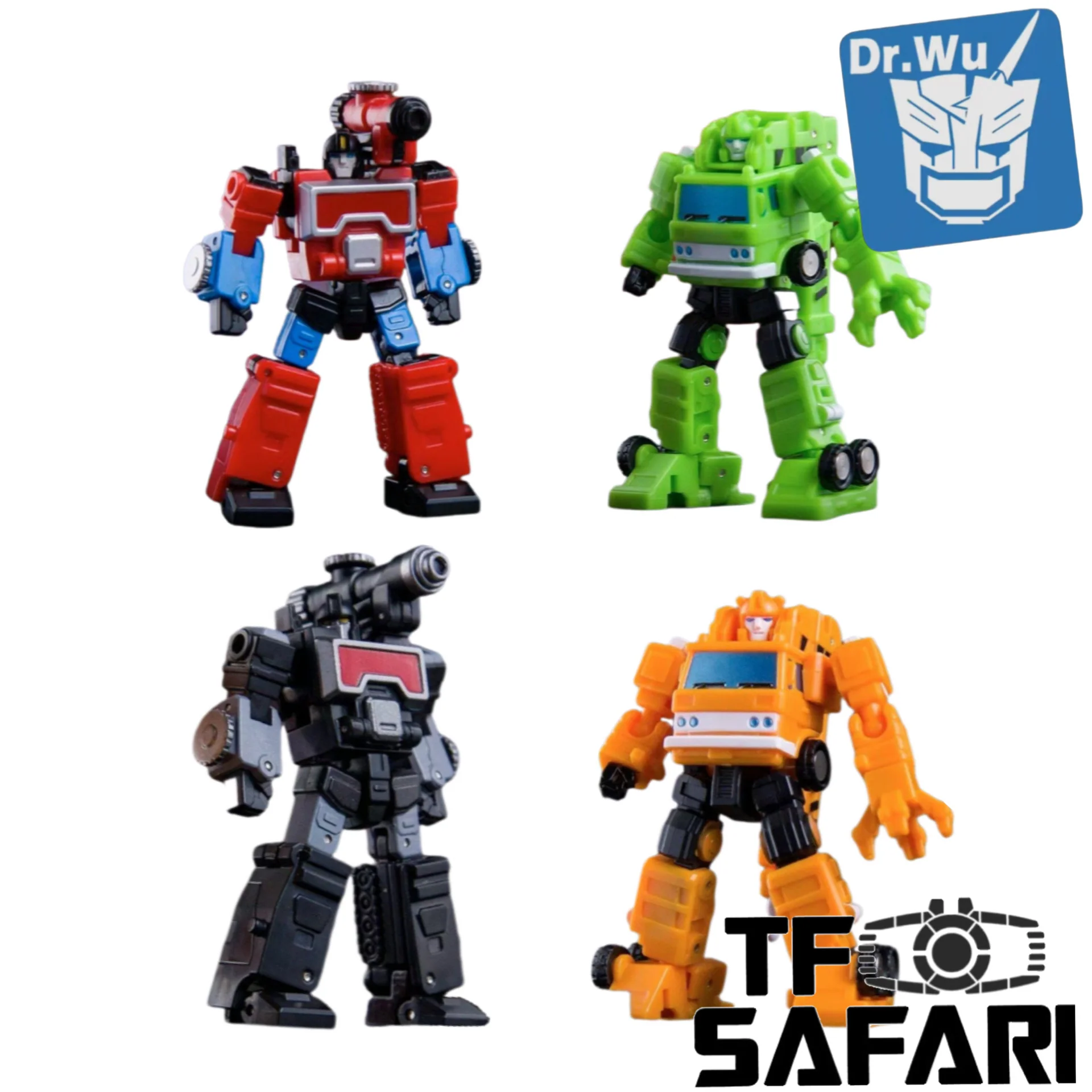 Dr.Wu & Mechanic Studio Extreme Warfare 4 Sets DW-E25 Crane Hook / E26 Black Mirror / E27 Microscope / E28 Grapple Hook (Grapple / Magnificus / Perceptor / Hauler) fit to Earthrise Titan Class 2 in 1 set 4.5cm