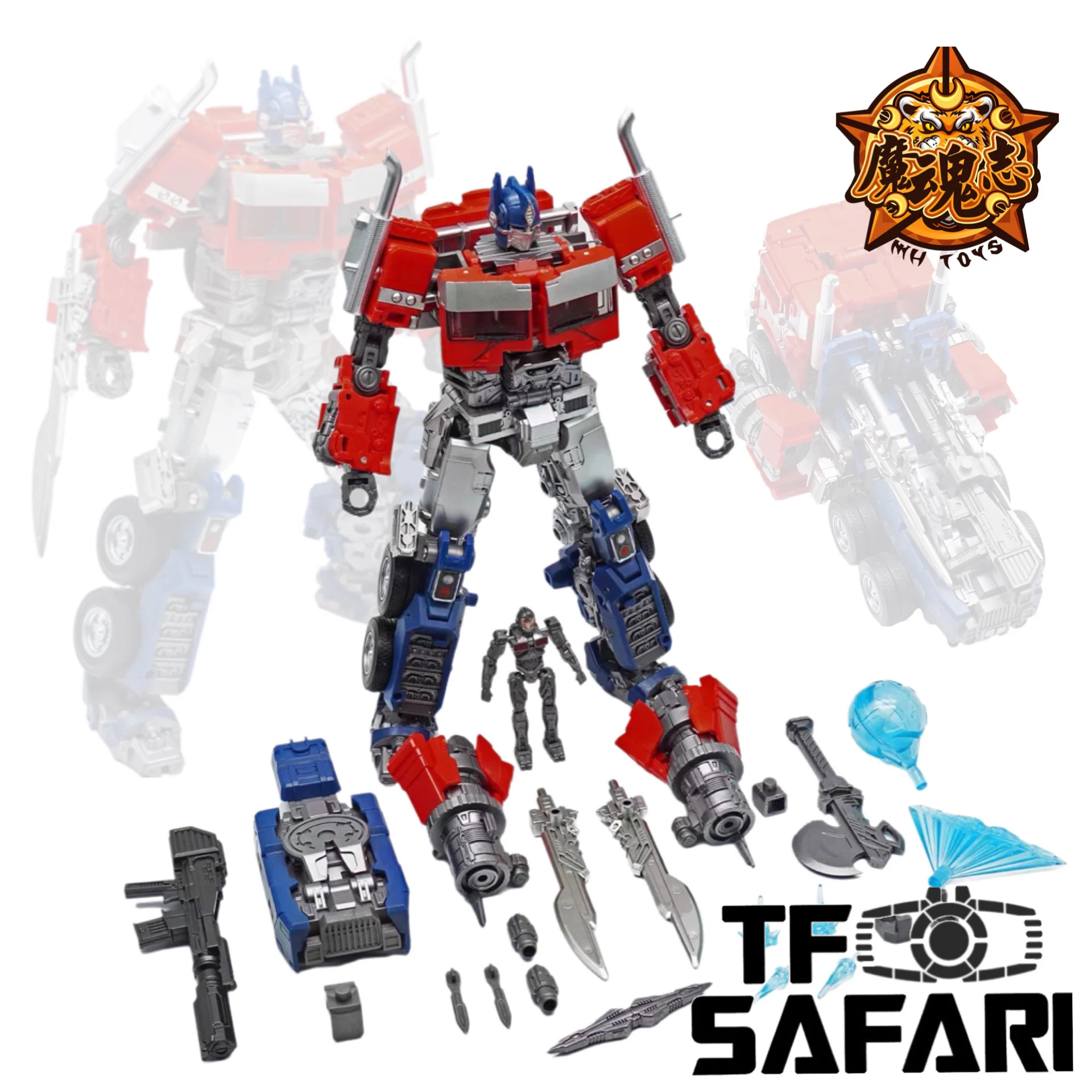 【2 Versions】4th Party MHZ Toys MHM01 MHM-01 Supreme Commander (Oversized Studio Series 102 SS102 RotB OP)Standard / Collector's Version 20cm / 8"