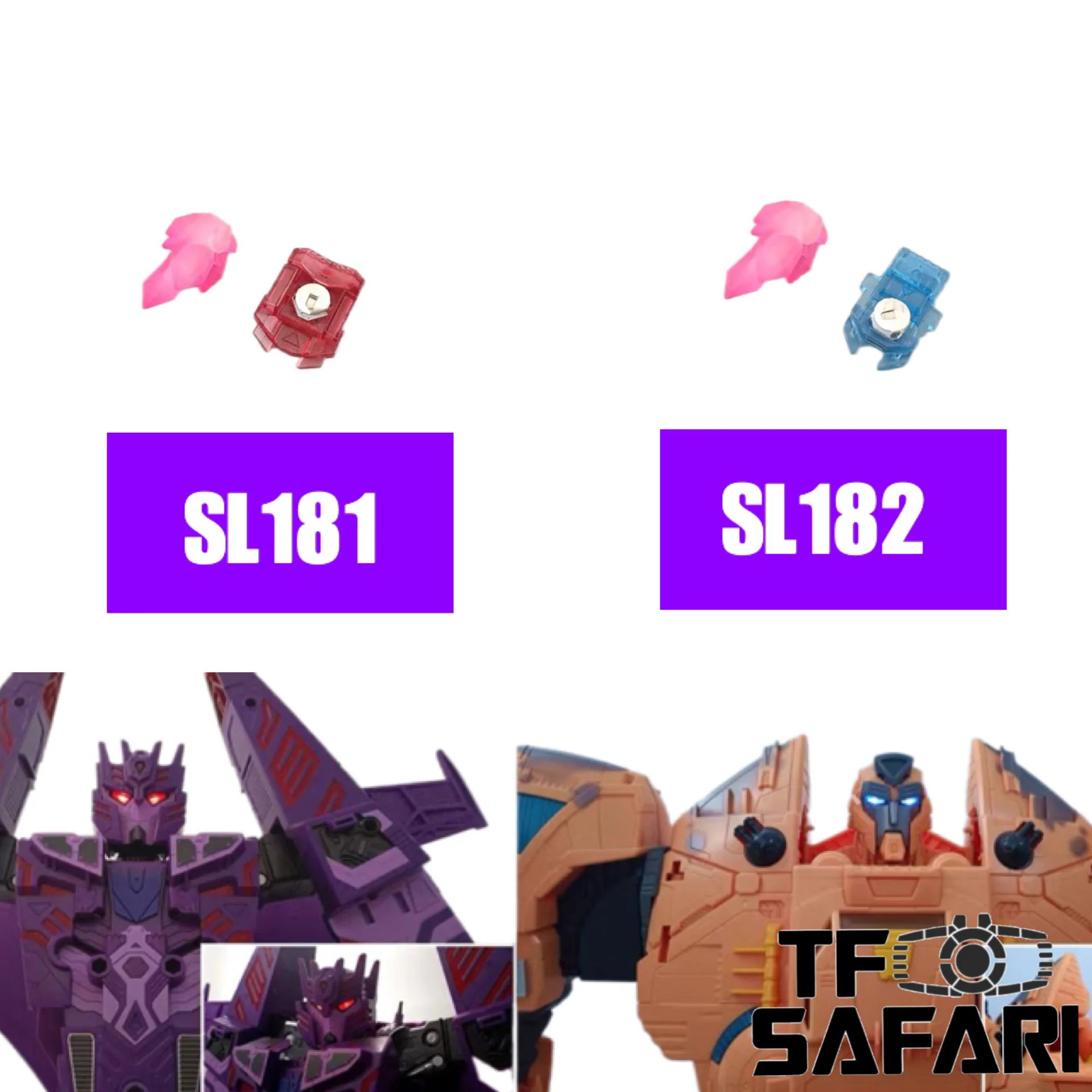 Shockwave Lab SL181 / SL182 SL-181 / SL-182 Eye Light Upgrade Kit for Legacy Titan-class Nemesis / Ark Upgrade Kit