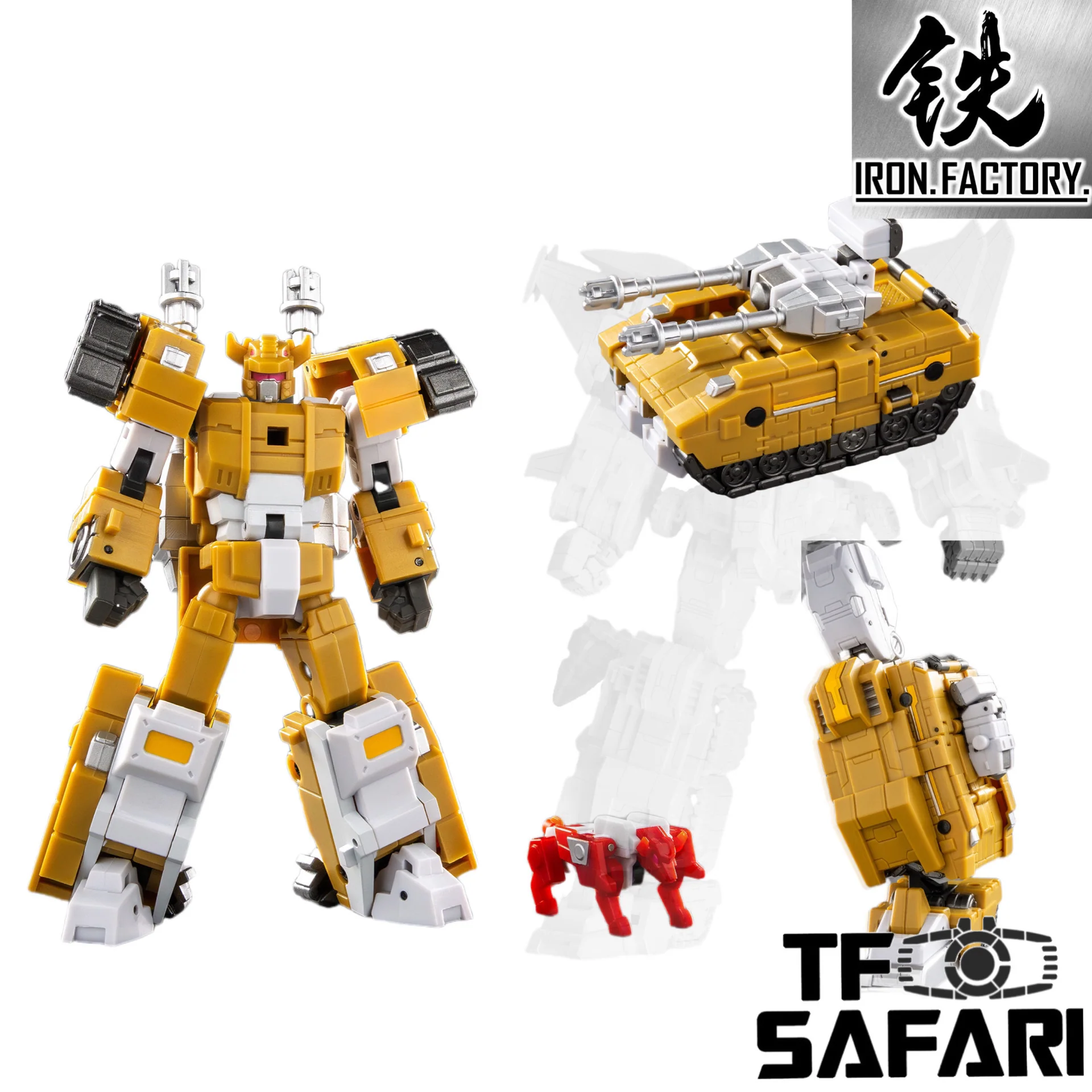 【Pre-Order】Iron Factory IF EX-69 EX69 Hammer of Morax, Vineakaiser (IDW Killbison, Breastforce Liokaiser Combiner) 10cm / 4"