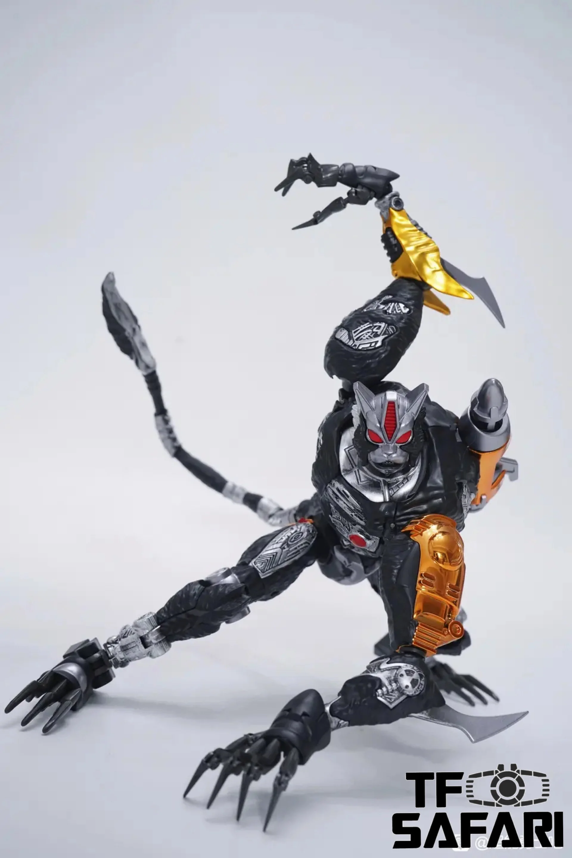 Transart TA BWM-09B BWM09B Black Panther Cheetor (BW Beast Transmetal Ravage) 22cm / 8.7" 7 Transart TA BWM-09B BWM09B Black Panther Cheetor (BW Beast Transmetal Ravage) 22cm / 8.7"