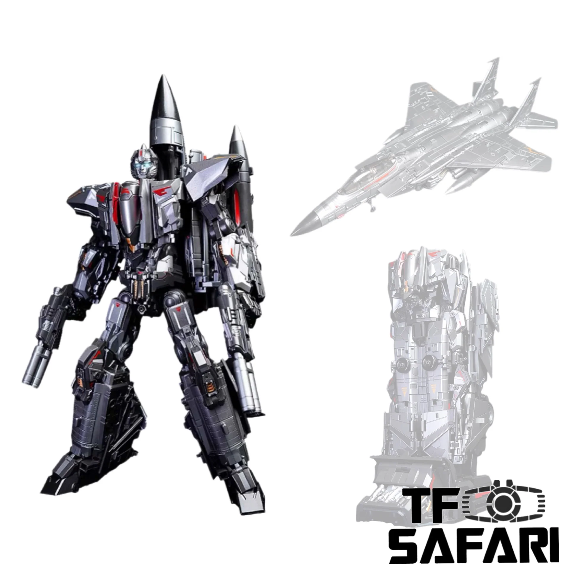 Dream Star Toys  DST01-004 DST-04 Top Raid Encourager Combiner ( Air Raid, Aerialbots , Superion) Metallic Version 22cm (8.5") DreamStarToys