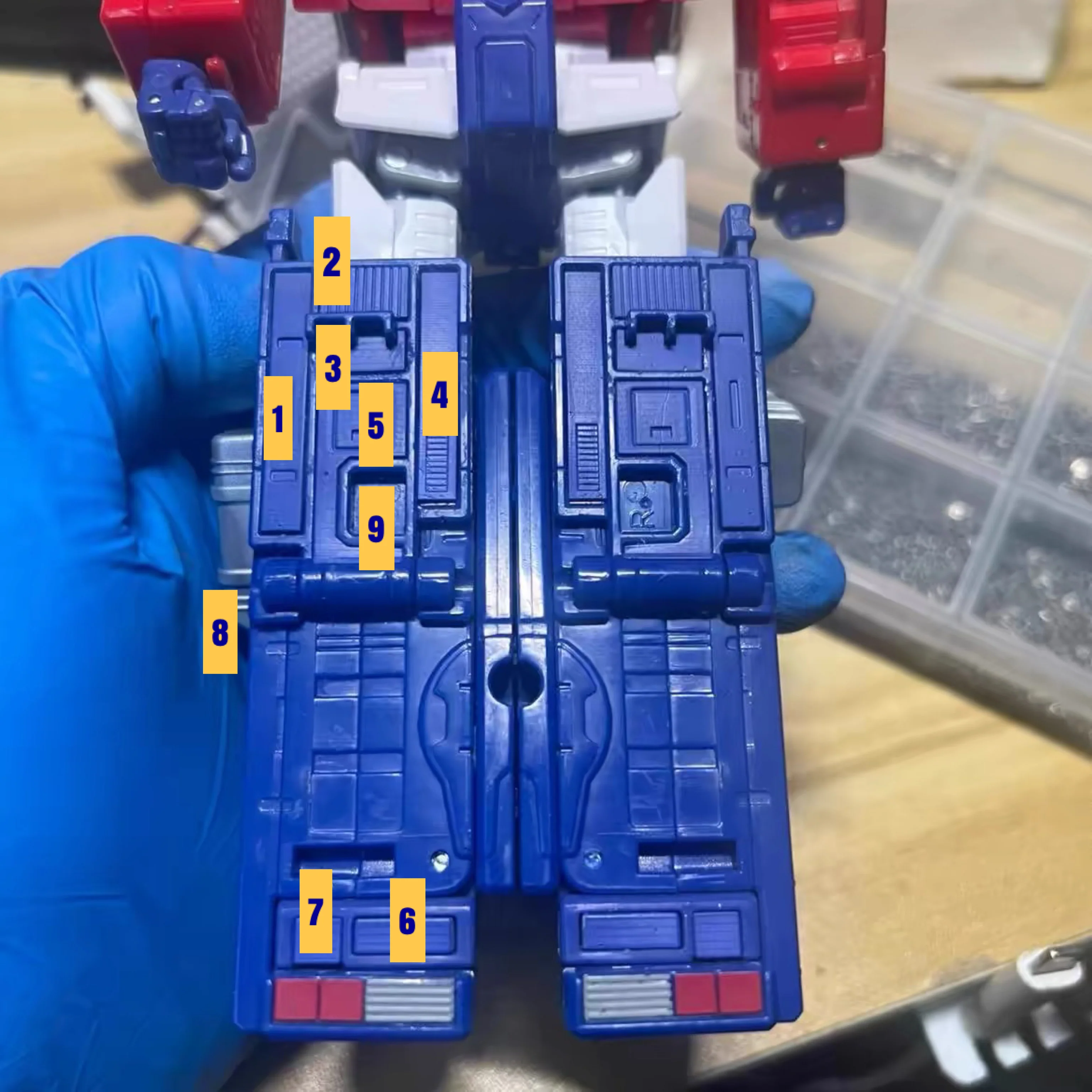Weekend Workshop / Tim Heada Upgrade Kit / Gap fillers for Studio Series SS86 Optimus Prime Upgrade Kit 13 Weekend Workshop / Tim Heada Upgrade Kit / Gap fillers for Studio Series SS86 Optimus Prime Upgrade Kit