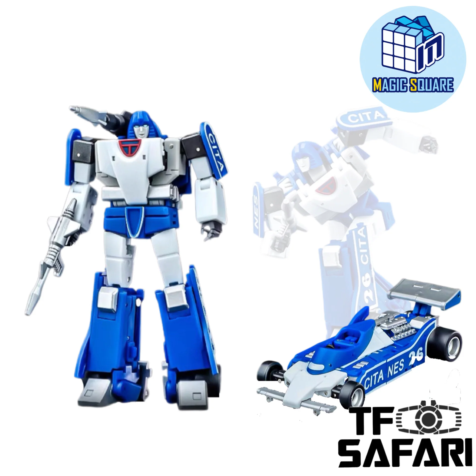 Magic Square MS-Toys MS-B43S MSB43S Shadow Master (Mirage Legends Class) Repainted Version 9cm / 3.5"