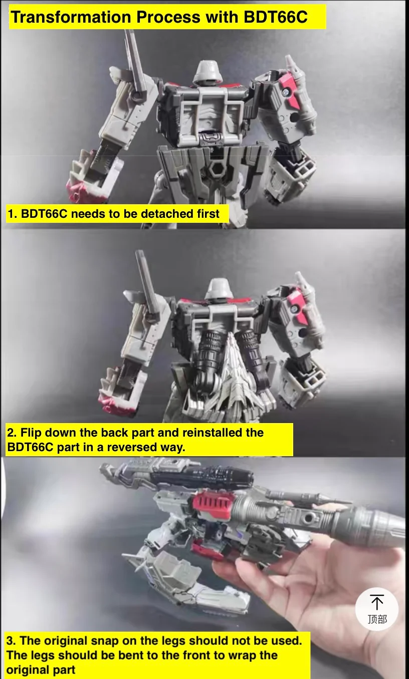 BDT Studio BDT-66A / 66B / 66C for WFC Studio Series Voyager 04 SS GE04 Gamer Edition Megatron Upgrade Kit 25 BDT Studio BDT-66A / 66B / 66C for WFC Studio Series Voyager 04 SS GE04 Gamer Edition Megatron Upgrade Kit