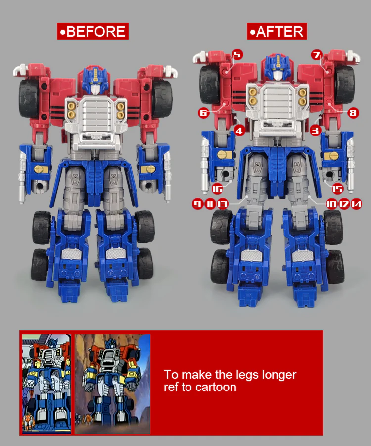 Go Better Studio GX-56 GX56 Gap fillers for Legacy Evolution Commander Armada Universe Optimus Prime Upgrade Kit 8 Go Better Studio GX-56 GX56 Gap fillers for Legacy Evolution Commander Armada Universe Optimus Prime Upgrade Kit