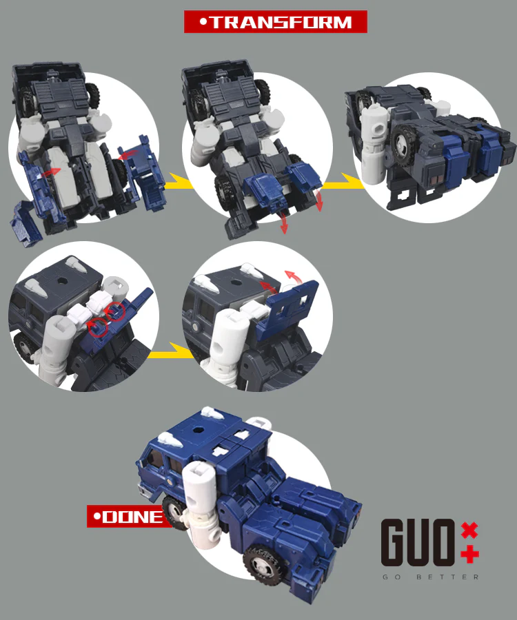 Go Better Studio GX-23B GX23B Gap Fillers for WFC Kingdom Pipes / Huffer Upgrade Kit 15 Go Better Studio GX-23B GX23B Gap Fillers for WFC Kingdom Pipes / Huffer Upgrade Kit