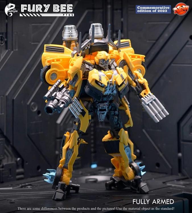 Pangu Toys PT-05 PT05 Fury Bee (Bumblebee The Wreckers Mode,Modified Studio Series SS49) 13cm / 5" 5 Pangu Toys PT-05 PT05 Fury Bee (Bumblebee The Wreckers Mode,Modified Studio Series SS49) 13cm / 5"