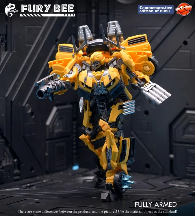 Pangu Toys PT-05 PT05 Fury Bee (Bumblebee The Wreckers Mode,Modified Studio Series SS49) 13cm / 5" 6 Pangu Toys PT-05 PT05 Fury Bee (Bumblebee The Wreckers Mode,Modified Studio Series SS49) 13cm / 5"