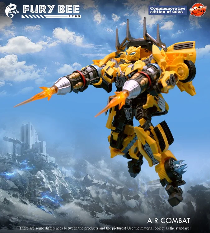 Pangu Toys PT-05 PT05 Fury Bee (Bumblebee The Wreckers Mode,Modified Studio Series SS49) 13cm / 5" 7 Pangu Toys PT-05 PT05 Fury Bee (Bumblebee The Wreckers Mode,Modified Studio Series SS49) 13cm / 5"